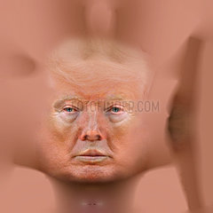 CGI Visualisierung: Donald Trump