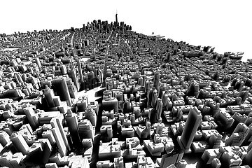 CGI Visualisierung: Manhattan  New York City