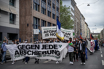 München: Demonstration gegen Abschiebungen