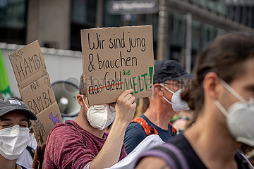 Zentraler Klimastreik in Frankfurt