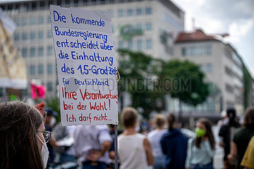 Fridays for Future Demonstration in München