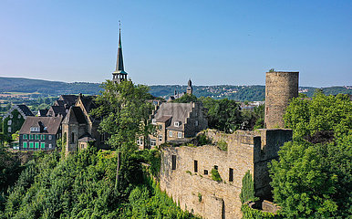 Burg Wetter am Harkortsee  Wetter an der Ruhr  Ruhrgebiet  Nordrhein-Westfalen  Deutschland