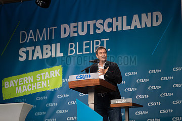 Markus Söder beim Wahlkampfauftakt der CSU