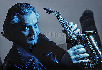 Jan Garbarek  norwegischer Jazzmusiker  Portraet  1996