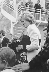 Prinzessin Diana in Muenchen  1987