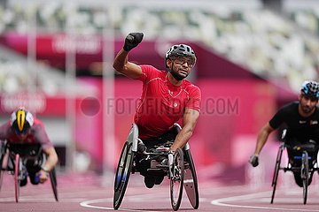 (Tokyo2020) Japan-Tokyo-Paralympics-Leichtathletik-Herren 100m-T34-Finale