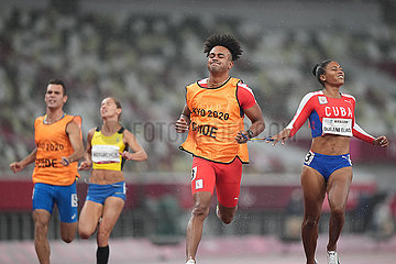 (Tokyo2020) Japan-Tokyo-Paralympics-Leichtathletik-Frauen 100m-T12-Finale