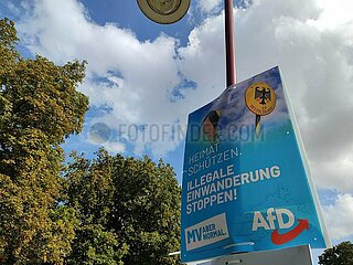 AfD-Plakat zur Landtagswahl Mecklenburg-Vorpommern 2021