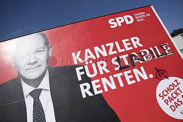 Gruene SPD  Wahlkampf