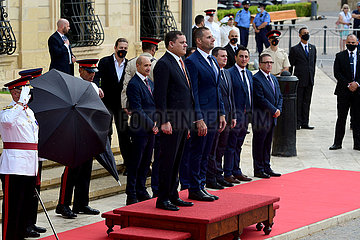 Malta-Valletta-Libya-PM-Besuch