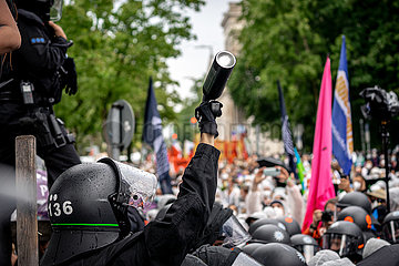 Aussteigen: Demonstration gegen die IAA und für eine Mobilitätswende in München