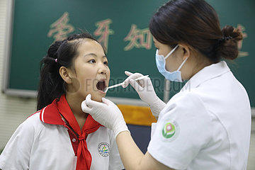 China-Hebei-Lincheng-Zahnpflege-Tag (CN)