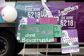 Protest gegen Marsch fuer das Leben - 219a Demo