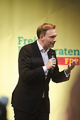 Wahlkampfveranstaltung der FDP mit Christian Lindner in München am 21.09.21