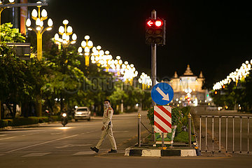Laos-Vientiane-Covid-19-Lockdown