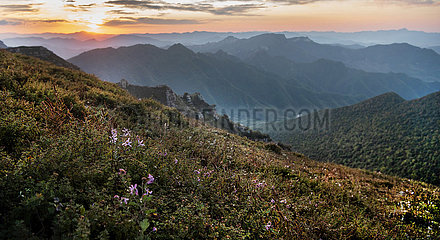 # China-shanxi-lingqiu-alpine Meadow-Ansicht (CN)