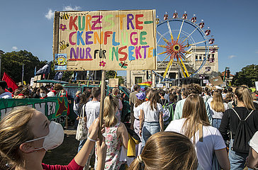 Klimastreik  Kundgebung  Muenchen  24. September 2021
