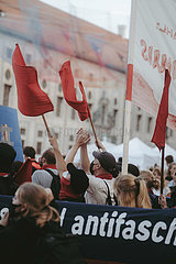 Bayernweite Antifaschistische Demo am 25.09.21 in München
