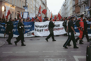 Bayernweite Antifaschistische Demo am 25.09.21 in München