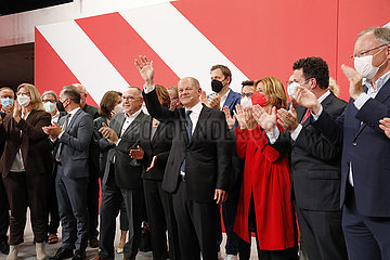 SPD Wahlabend im Willy-Brandt-Haus  26. September 2021