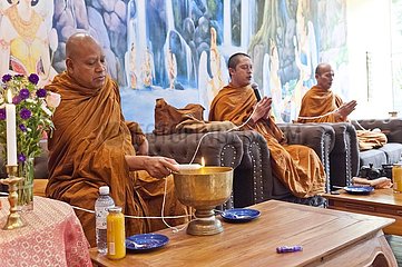 buddhistische Einweihungszeromonie