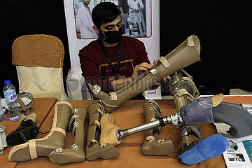 MIDEAST-GAZA CITY-EXHIBITION-MEDICAL TECHNOLOGY AND ITS APPLICATION