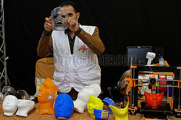 MIDEAST-GAZA CITY-EXHIBITION-MEDICAL TECHNOLOGY AND ITS APPLICATION