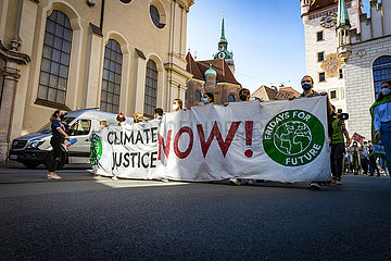 Klimastreik Fridays for Future München am 01.10.2021