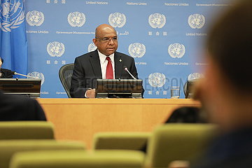 UN-General-Assembly-Präsidenten-Pressekonferenz