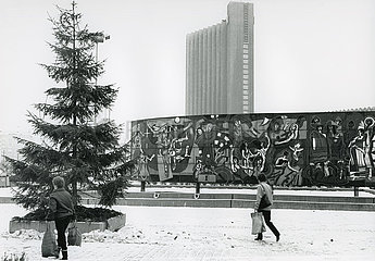 Chemnitz  Innenstadt  Dezember 1989