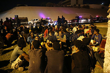 Libyen-Tripoli-verhaftete Asylsuchende