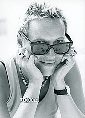 Doris Doerrie  Portraet  Muenchen  1988