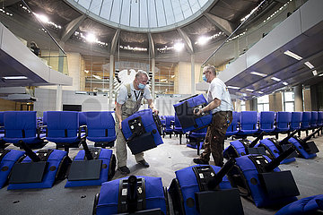 Umbau Plenarsaal Deutscher Bundestag