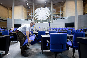Umbau Plenarsaal Deutscher Bundestag