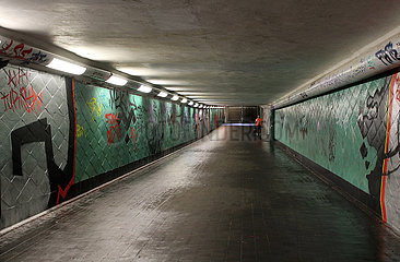 Berlin  Deutschland  Spreetunnel Friedrichshagen
