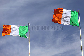 Hoppegarten  Deutschland  Nationalfahnen der Republik Irland