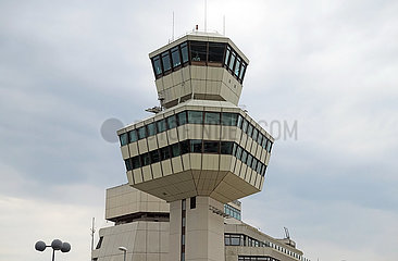 Berlin  Deutschland  der stillgelegte Tower des ehemaligen Flughafen Tegel