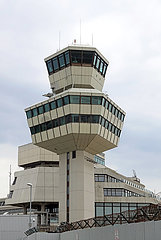 Berlin  Deutschland  der stillgelegte Tower des ehemaligen Flughafen Tegel