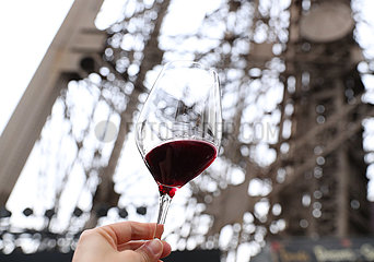 Frankreich-Paris-Eiffelturm-Weingut
