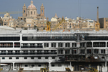Malta-Cospicua-Cruise-Reparatur