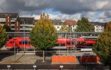 Stadtbahnhof  Iserlohn  Nordrhein-Westfalen  Deutschland