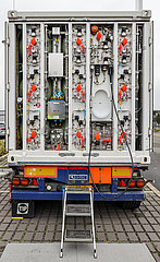 Mobile H2 Wasserstofftankstelle  Muenster  Nordrhein-Westfalen  Deutschland