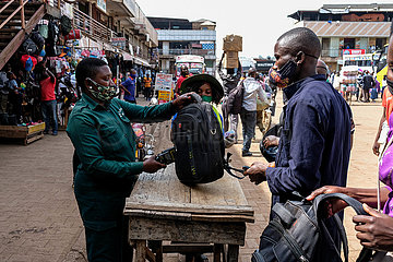 Uganda-Kampala-Bus Terminal-Security Check Uganda-Kampala-Bus Terminal-Security Check