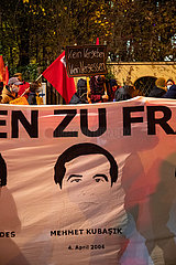 10 Jahre Selbstenttarnung des NSU: Antifaschistische Demo in München