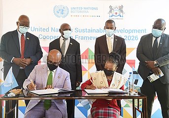 Botswana-UN-Framework-Signatur