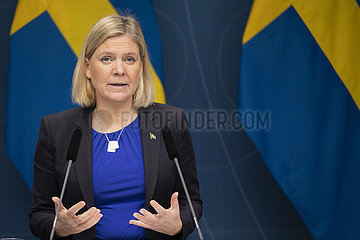Schweden-Parlament-PM-Magdalena Andersson