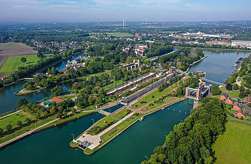 Schleusenpark Waltrop  Nordrhein-Westfalen  Deutschland