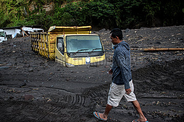 Indonesien-Magelang-Mount Merapi-Cold Lava-Flood-After