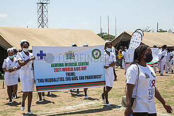 Sambia-Lusaka-World Aids Day