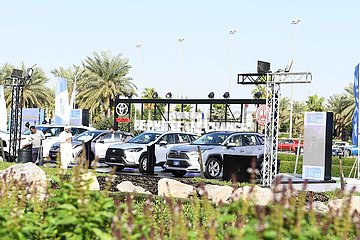 Kuwait-Mubarak Al-Kabeer-Gouvernement-neue Energiefahrzeugausstellung